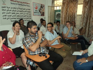 صورة عن ورشة عقدت في بغداد حول حرية التعبير والمخاطر التي تواجهها