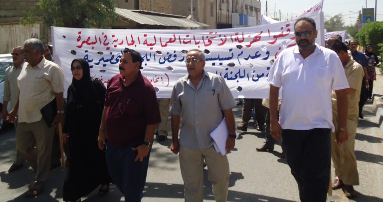 لا لتدخل الحكومة واحزابها بالشأن النقابي  و  نعم لحرية التنظيم النقابي