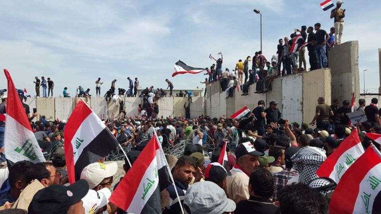 الإنتفاضة العراقية: عطلة نهاية إسبوع لإنتفاضة شعبية لاعنفية