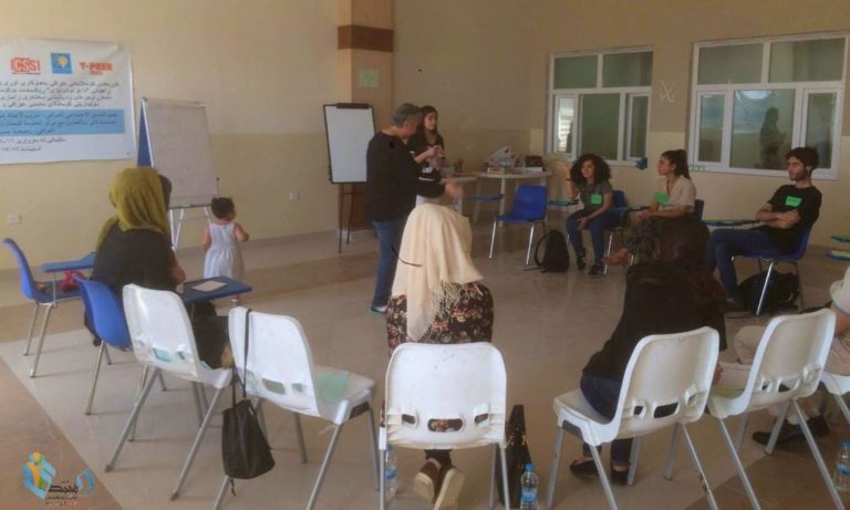 فرق شبابية في مدينة السليمانية تتعاون في اطار نشر اللاعنف كوسيلة للتغيير الاجتماعي